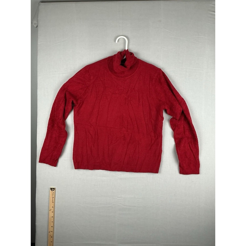 World Republic Clothing Co Red Turtleneck Sweater Womens XL Nylon
